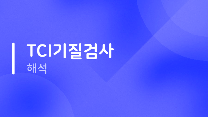 TCI기질검사 해석