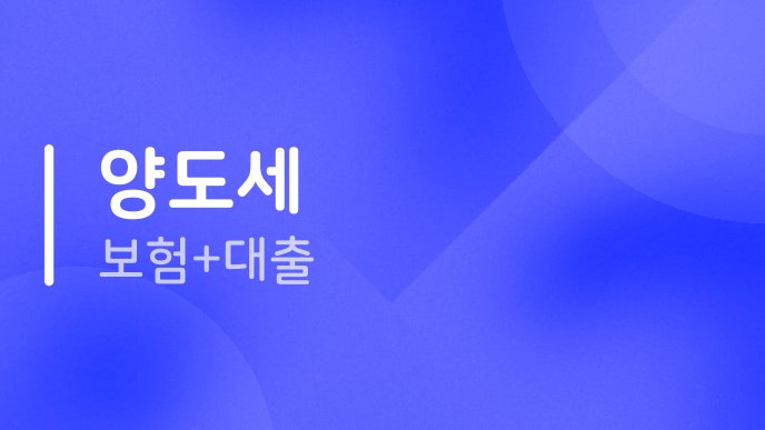 양도세 보험대출